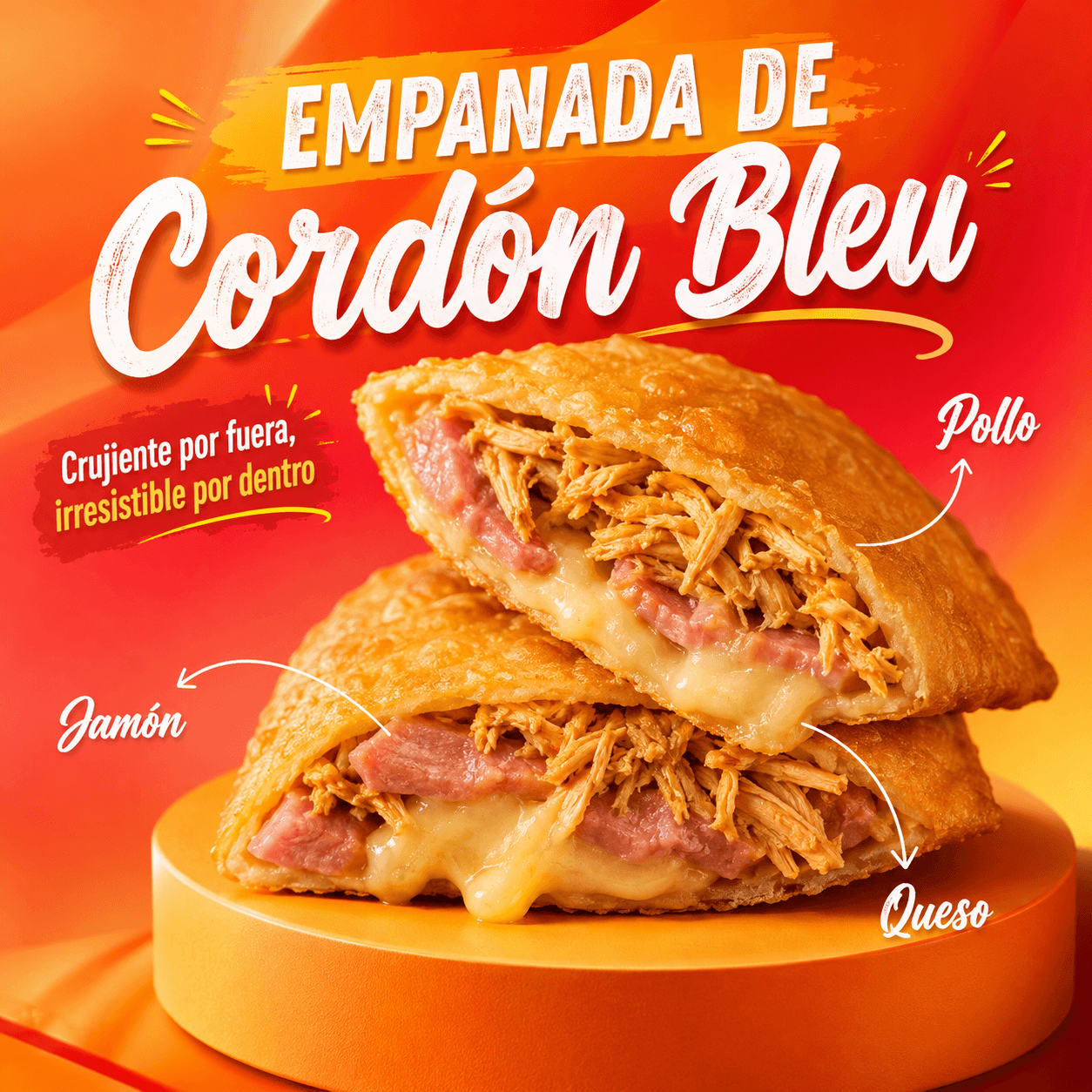Empanada Cordón Bleu