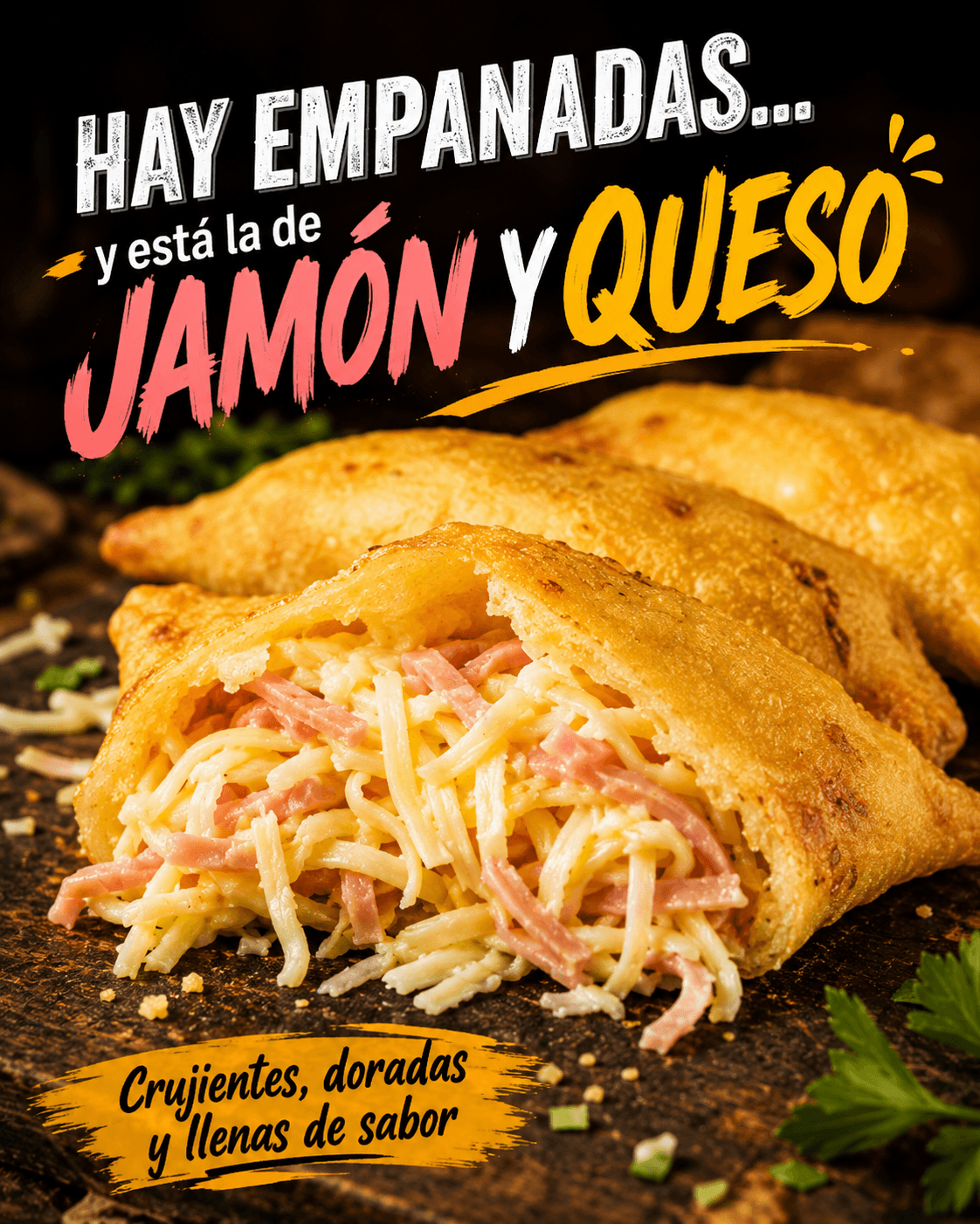 Empanada de Jamón y Queso